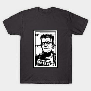 Frankenstein Mugshot T-Shirt